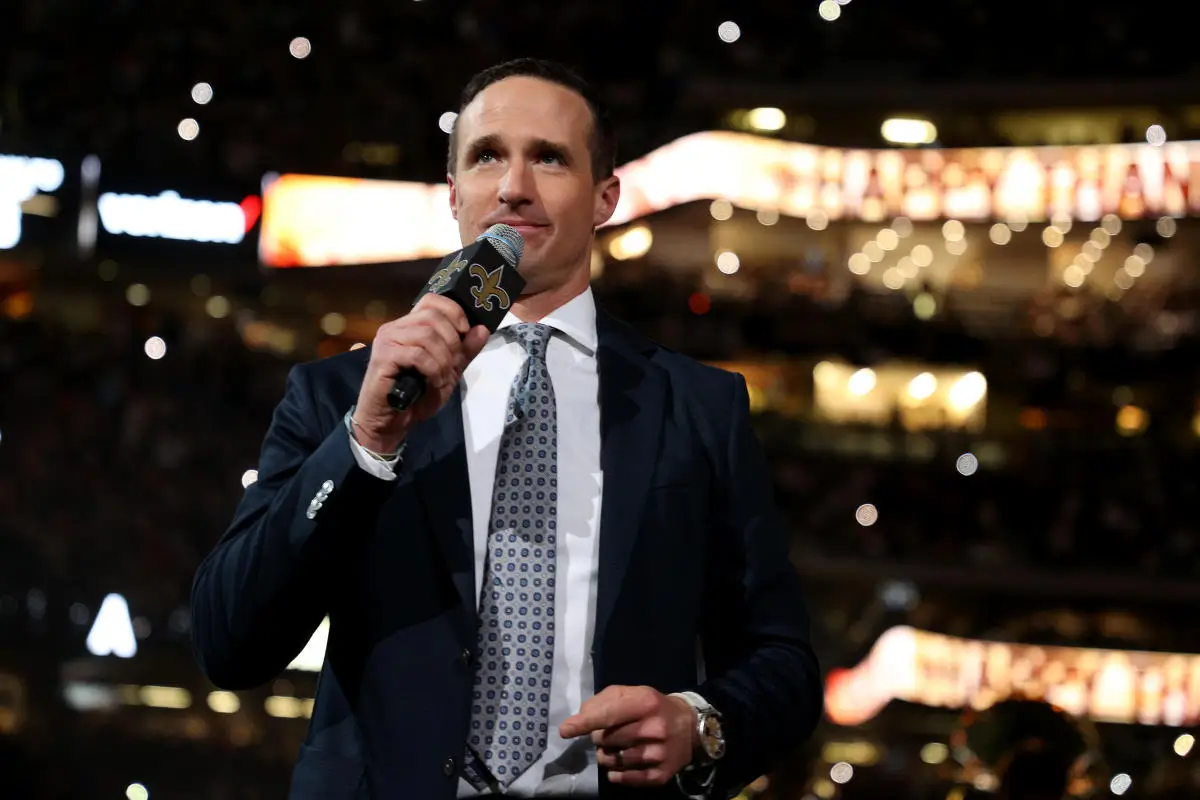 Drew Brees Makes His NBC Debut, Internet Amazed by His New Hair